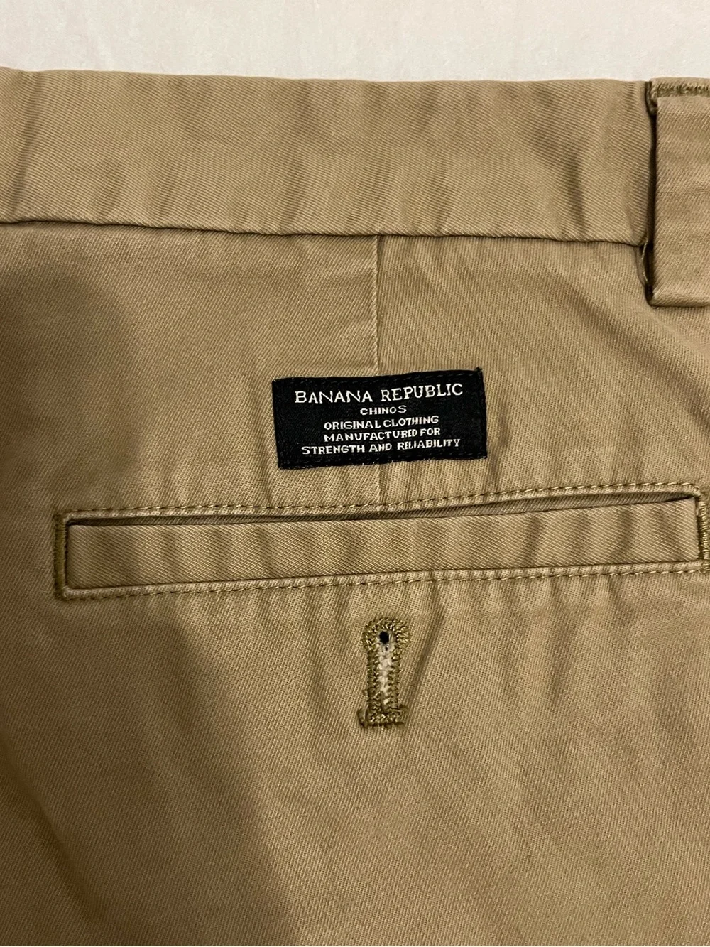 Banana Republic Olive/Tan Chino Pants